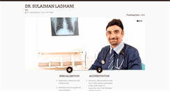 Desktop Screenshot of drsladhani.com